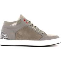 rogers 115 sneakers man grey mens shoes high top trainers in grey