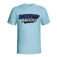 Roberto Baggio Comic Book T-shirt (sky Blue) - Kids