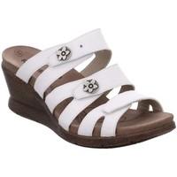 Romika Nevis 04 Womens Wedge Heel Sandals women\'s Mules / Casual Shoes in white