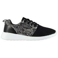 rock and rags snake mesh trainers