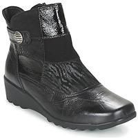 romika carree 16 womens low ankle boots in black