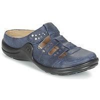 romika maddy 20 womens mules casual shoes in blue