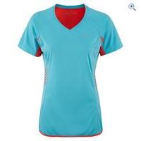 Ronhill Aspiration S/S Women\'s Running Top - Size: 16 - Colour: Lilac Blue