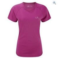 ronhill aspiration motion womens tee size 10 colour magenta