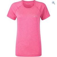 Ronhill Vizion Motion S/S Women\'s Tee - Size: 16 - Colour: Pink