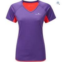 Ronhill Aspiration S/S Women\'s Running Top - Size: 8 - Colour: ROYAL PURPLE