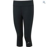 ronhill womens everyday run capri size 16 colour black