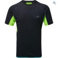 Ronhill Advance Short Sleeved Men\'s Crew - Size: M - Colour: BLACK-GECKO