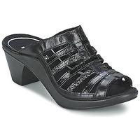 romika mokassetta 285 womens mules casual shoes in black