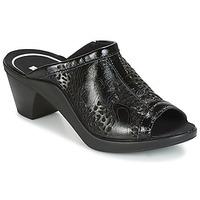 romika mokassetta 275 womens mules casual shoes in black