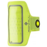 ronhill vizion led mp3phone run armband fluorescent yellow