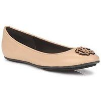 roberto cavalli rps659 womens shoes pumps ballerinas in beige