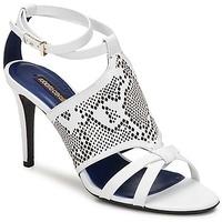 roberto cavalli tps016 womens sandals in white