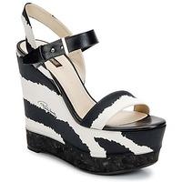 roberto cavalli tps882 womens sandals in black