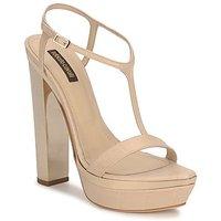 roberto cavalli rds735 womens sandals in beige