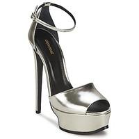 roberto cavalli xps260 pz048 womens sandals in silver