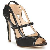 roberto cavalli rps678 womens sandals in black