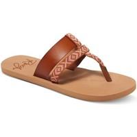 Roxy Kahula - Chanclas women\'s Flip flops / Sandals (Shoes) in brown