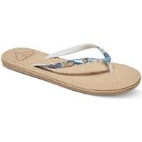 roxy southbeach chancletas womens flip flops sandals shoes in brown