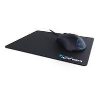 Roccat Lua Tri-button Mouse + Kanga Mini Cloth Mousepad Gaming Bundle Black (roc-11-311)