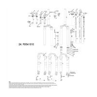Rockshox Dual Position Coil Adjuster Knob Sektor 2012, 11.4015.541.010
