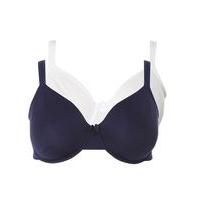 rosie navy blue 2 pack t shirt bras navy