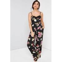 rose print jumpsuit