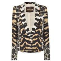 roberto cavalli animal print jacket