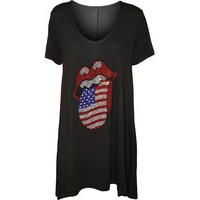 Rolling Stones Stars & Stripes T-Shirt - Black