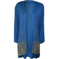 Ronnie Sparkle Detail Open Cardigan - Blue