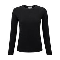 Round Neck Cashmere Sweater (Black / 08)