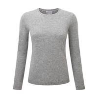 Round Neck Cashmere Sweater (Classic Grey / 08)