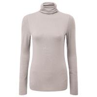 Roll Neck Top (Pearl Grey / 10)