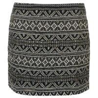 rock and rags beaded mini skirt