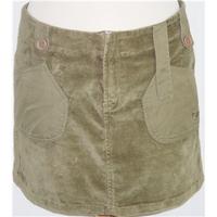 Roxy - size 3 (10/12) - fatigue green - mini skirt