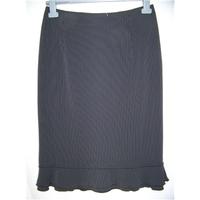 rosies lf coll size 10 black knee length skirt