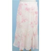 Rohmer, size 12 pink mix linen skirt