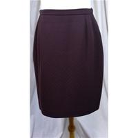 Ronit Zilkha burgundy skirt Ronit Zilkha - Size: 16 - Red - Knee length skirt