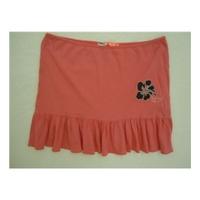 roxy life waist 30 pink ruffle hem summer skirt