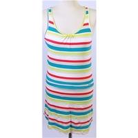 Roxy BNWT Multi-coloured Striped Sleeveless Cotton Dress Size XS