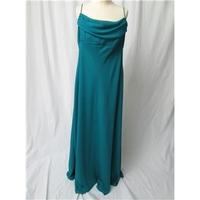 Roman Originals Turquoise evening dress size 22