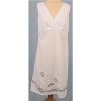 Rocha. John Rocha size 14 white sleeveless dress