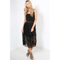 Robyn Floral Lace Midi Skirt