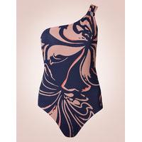 Rosie for Autograph One Shoulder Printed Swimsuit Floral