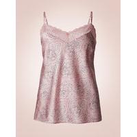 Rosie for Autograph Silk & Lace Paisley Print Camisole