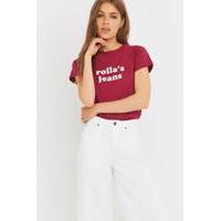 Rolla\'s Jeans Berry T-shirt, BERRY