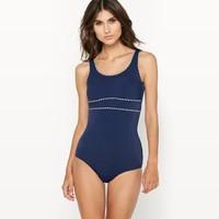 Round Neck Tummy-Toning Swimsuit