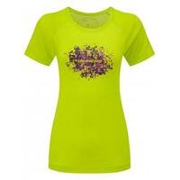 Ronhill Stride Mosaic Short Sleeve Tee - Womens - Citrus/Thistle