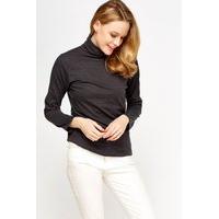 Roll Neck Knit Top