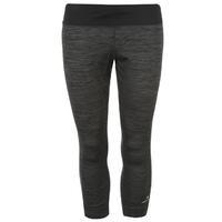 ron hill victory cropped running tights ladies